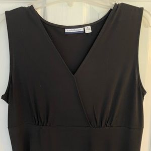 Black sleeveless Croft and Barrel Dress Size Medium